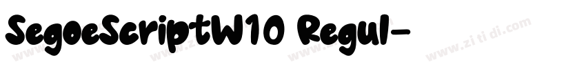 SegoeScriptW10 Regul字体转换 SegoeScriptW10 Regul字体转换